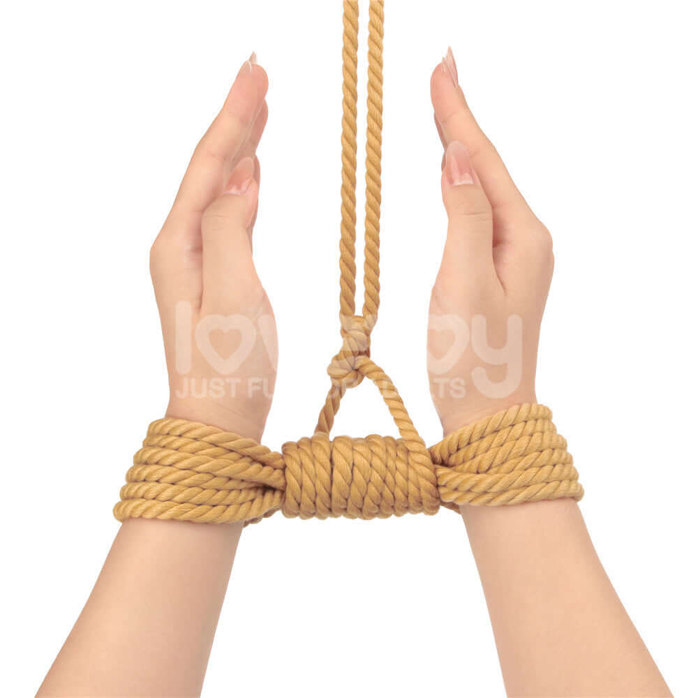 Rebellion Reign Bondage Rope - Natural 10 metre length
